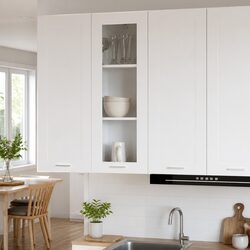 Practical White Hanging Cabinet for Everyday Use