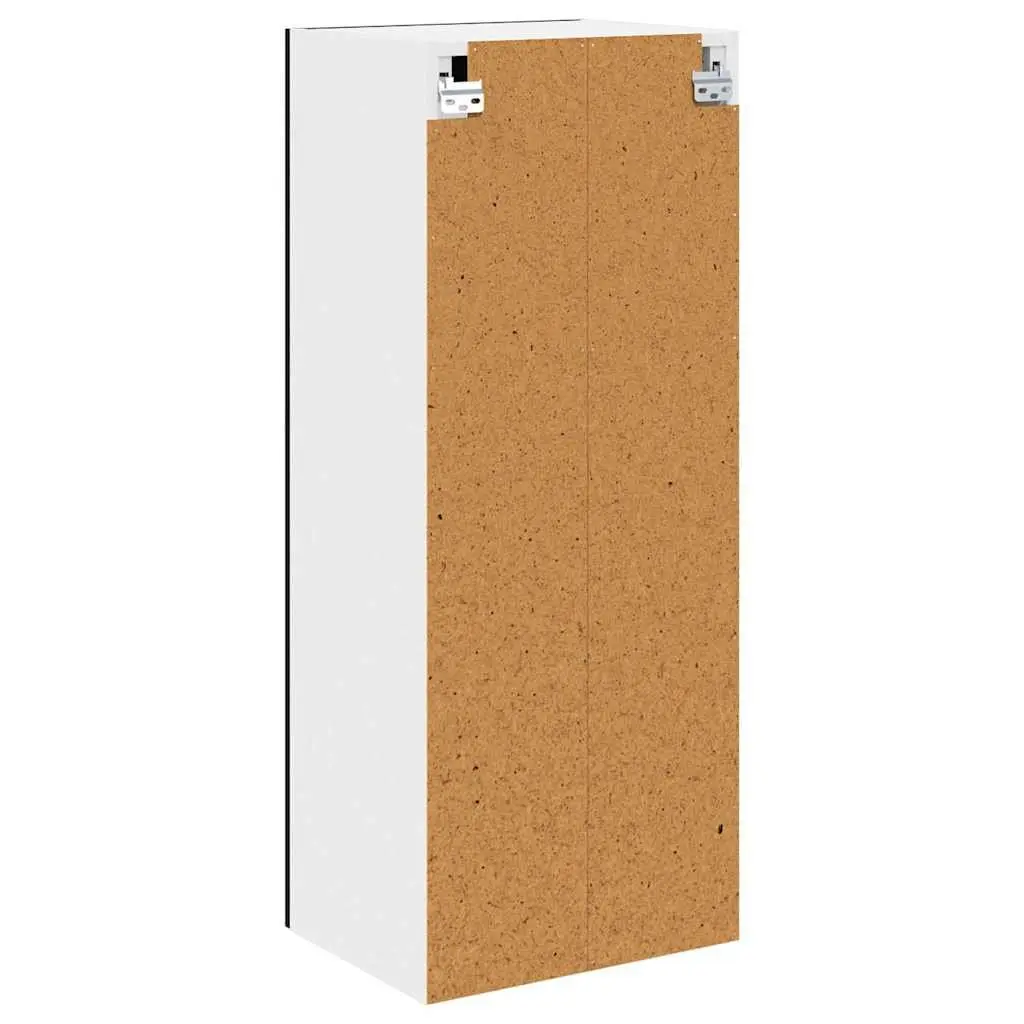 Hanging Storage Cupboard Engineered Wood Black Oak 100cm x 40cm x 31cm Contemporary Kitchen Cabinet