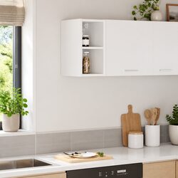 Functional White Kitchen Cabinet for Real-Life Use