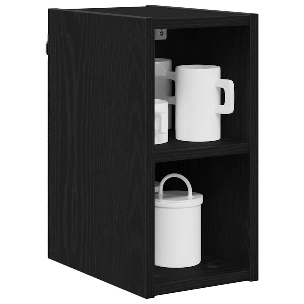 Hanging Kitchen Cabinet Engineered Wood 20x29.5x40cm Black Oak