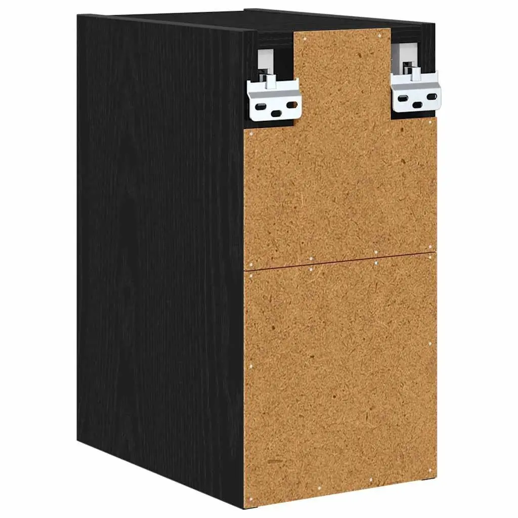 Hanging Kitchen Cabinet Engineered Wood 20x29.5x40cm Black Oak