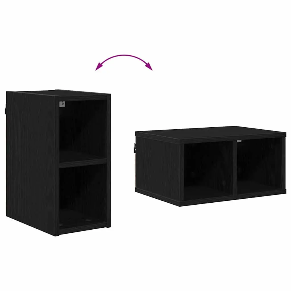 Hanging Kitchen Cabinet Engineered Wood 20x29.5x40cm Black Oak