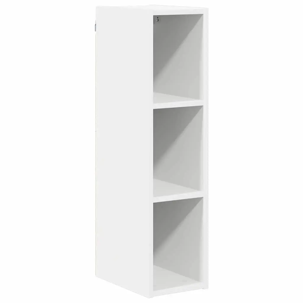 Hanging Kitchen Cabinet White Modern Storage 20x29.5x80cm Engineered Wood