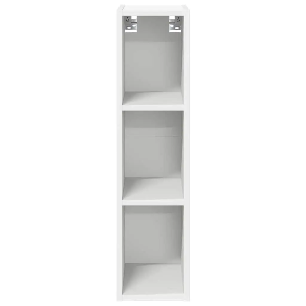 Hanging Kitchen Cabinet White Modern Storage 20x29.5x80cm Engineered Wood