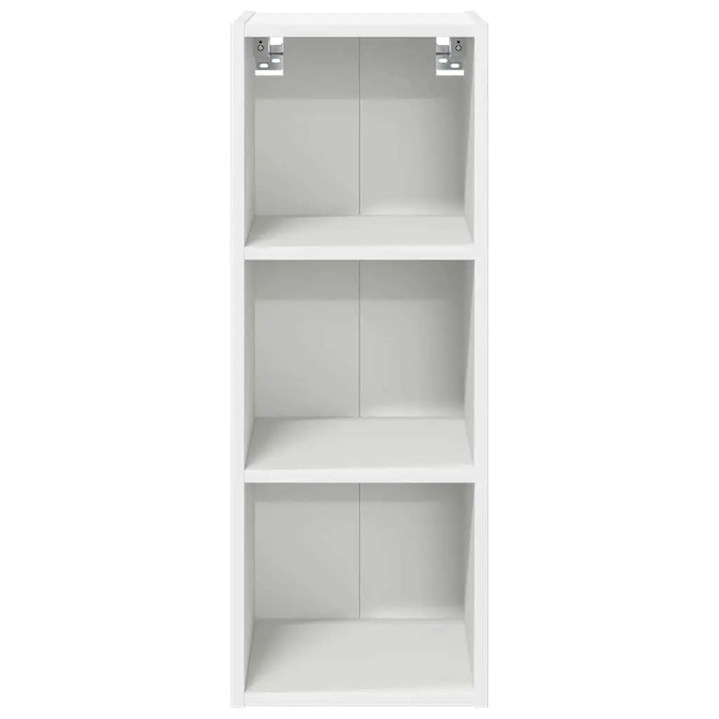 Hanging Kitchen Cabinet White Modern Storage Engineered Wood 30 x 29.5 x 80 cm