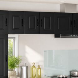 Practical Black Kitchen Cabinet for Everyday Use