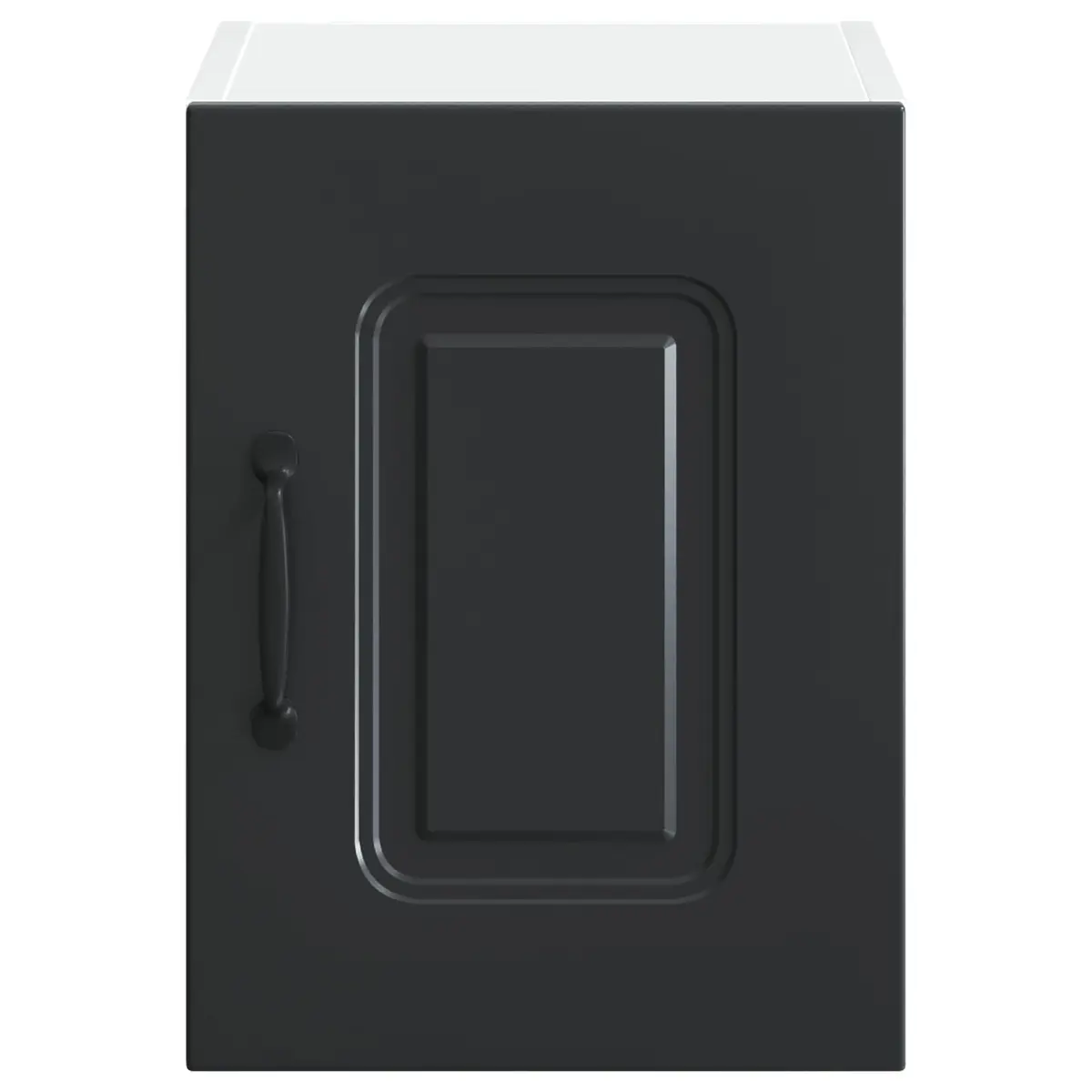 Black Kitchen Cabinet Dishwasher Panel Kalmar Storage 30x31x40cm Engineered Wood