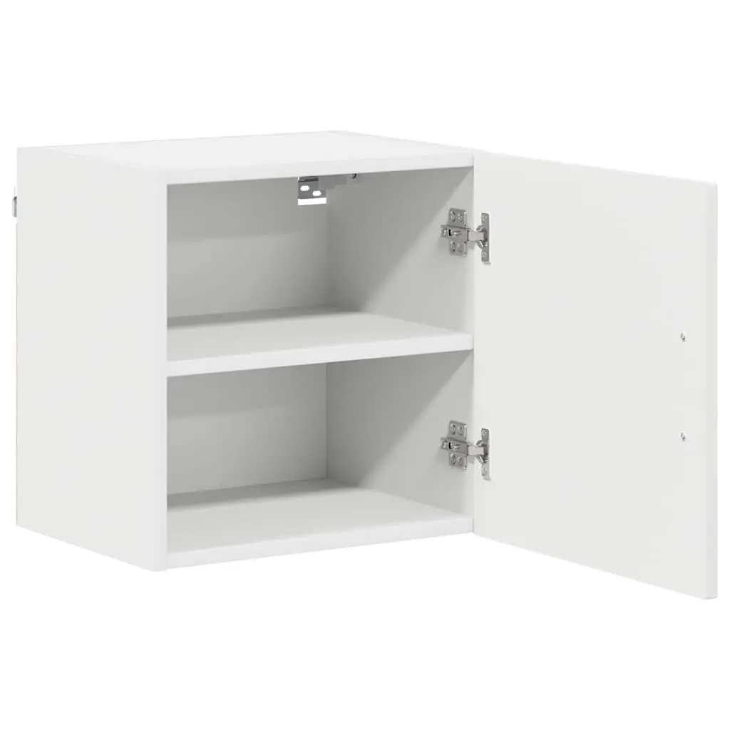 White Engineered Wood Dishwasher Panel Kitchen Cabinet Storage Kalmar 40 x 31 x