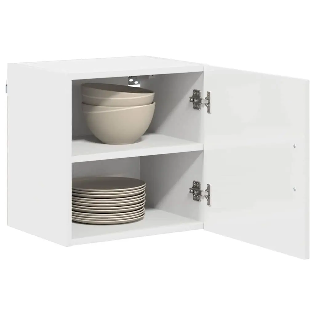 High Gloss White Kitchen Cupboard for Organization