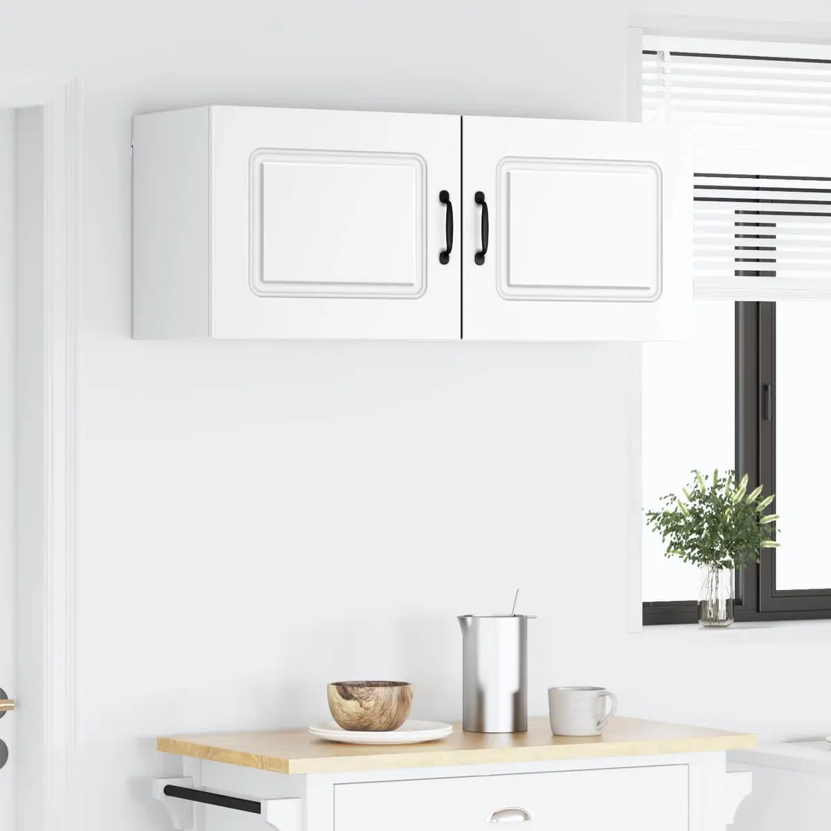 Dishwasher Panel Kitchen Cabinet Storage Unit Engineered Wood 50x31x40cm White 2 Piece
