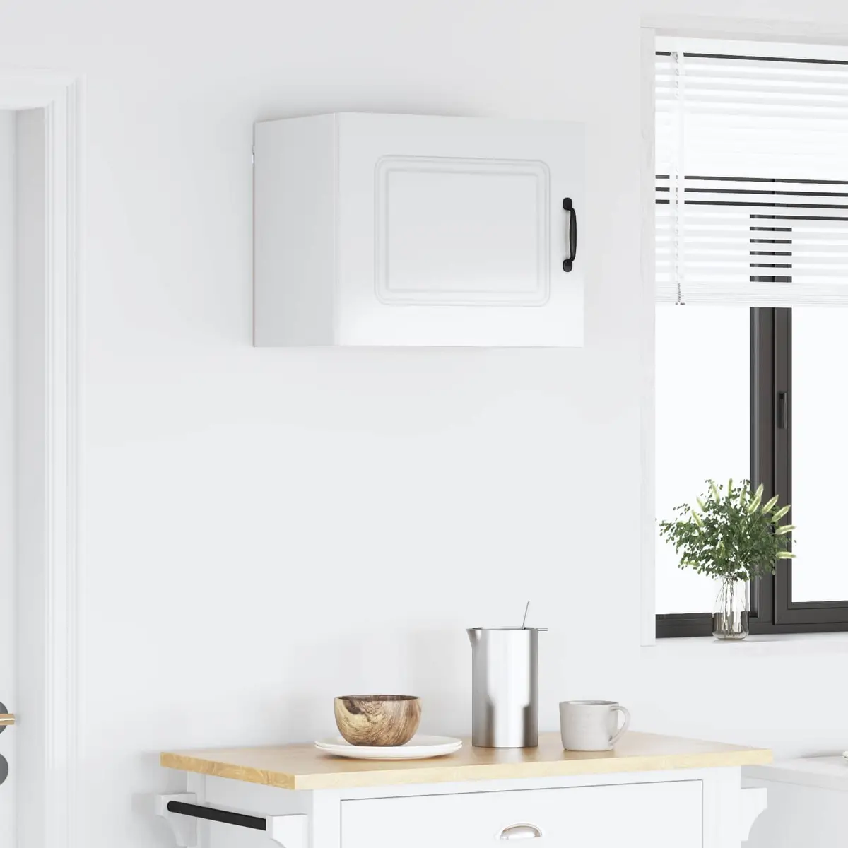 Dishwasher Panel Kitchen Cabinet Engineered Wood 50 x 31 x 40 cm High Gloss White