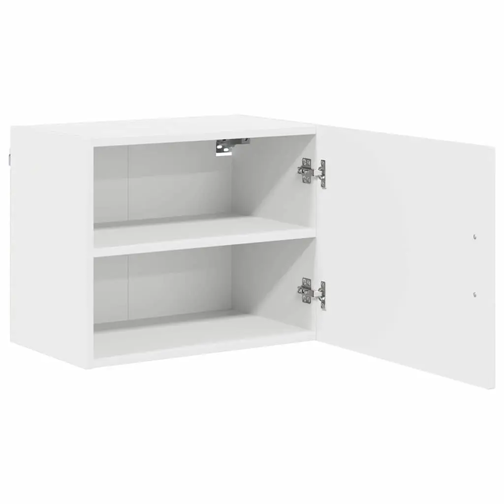 Dishwasher Cabinet High Gloss White Engineered Wood 50 x 31 x 40 cm Storage 2 Piece