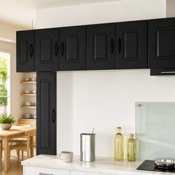Functional Black Kitchen Cabinet for Everyday Needs 60 x 31 x 40 cm