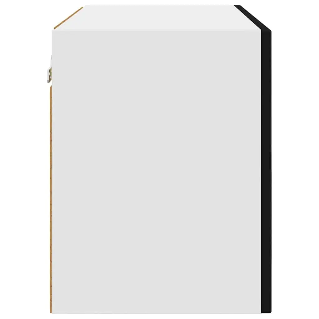 Black Engineered Wood Kitchen Storage Panel