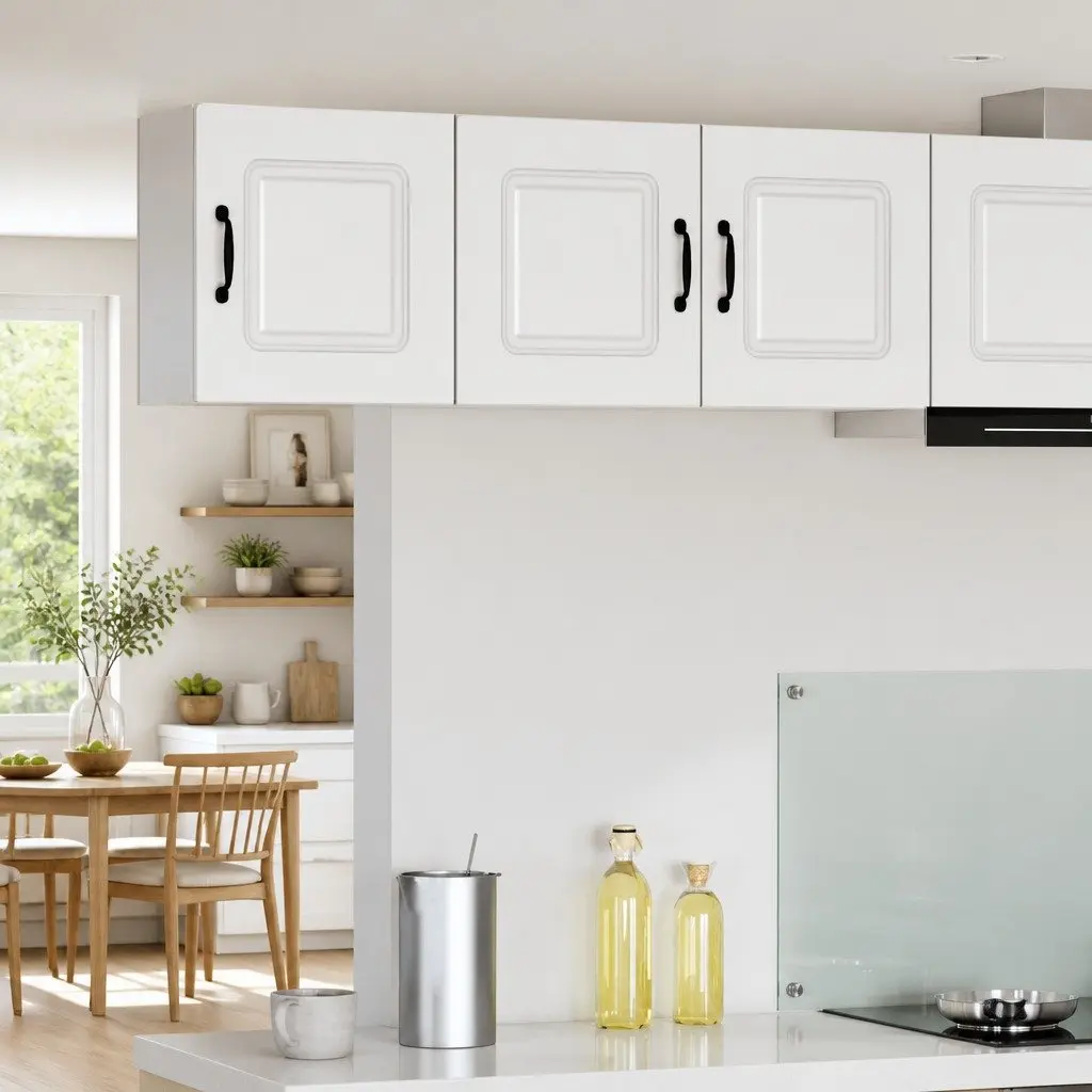 Kitchen Cabinet Dishwasher Panel Engineered Wood Storage Unit White 80x31x40cm