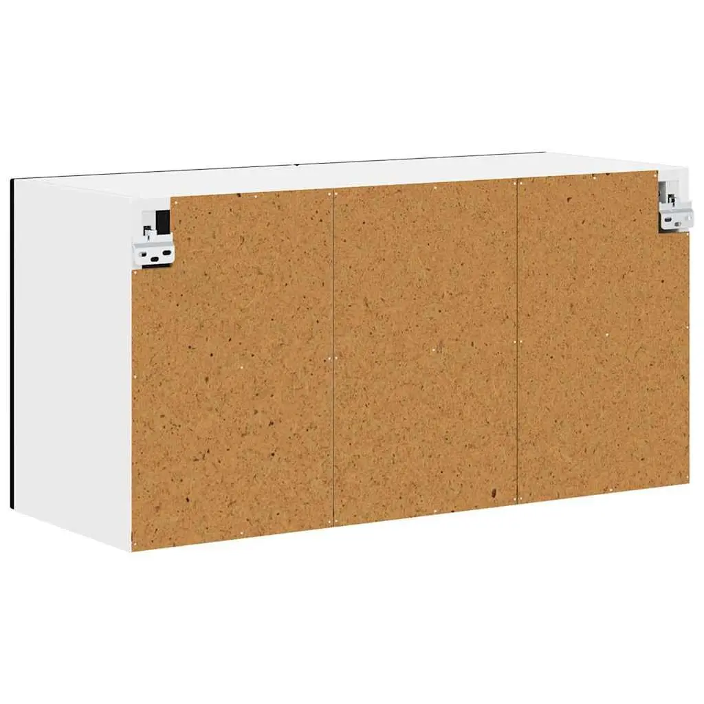 Dishwasher Panel Kitchen Cabinet Engineered Wood 80 x 31 x 40 cm Black