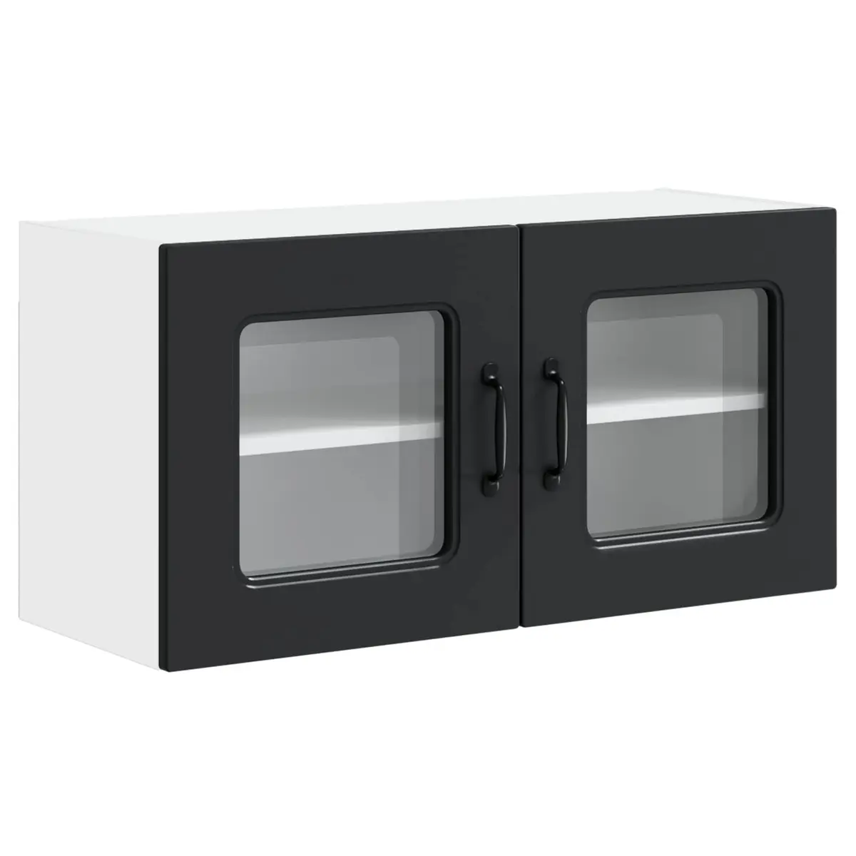 Kitchen Cabinet Engineered Wood Black 80 x 31 x 40 cm