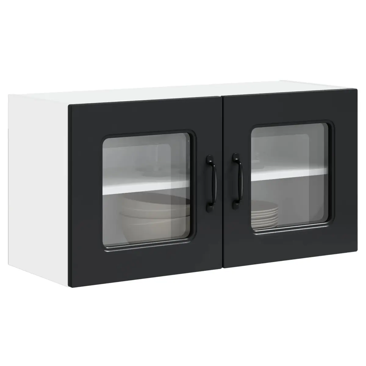 Kitchen Cabinet Engineered Wood Black 80 x 31 x 40 cm