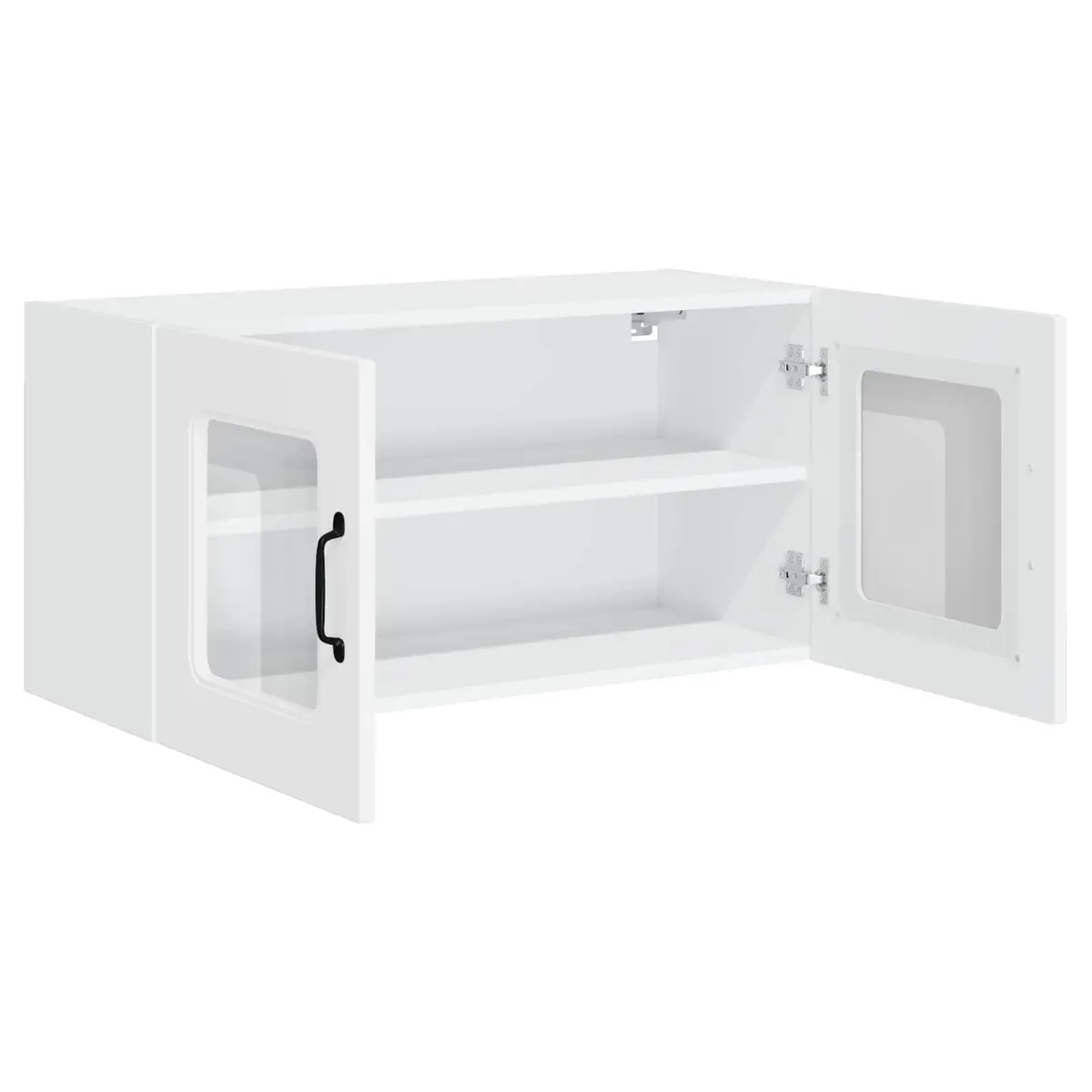 Kitchen Dishwasher Panel Cabinet High Gloss White Storage Organiser 80x31x40cm