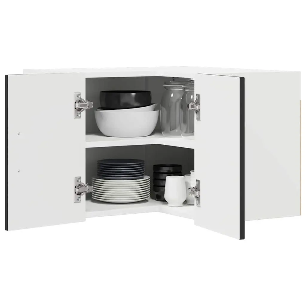 Kitchen Cabinet Engineered Wood Black 57x57x40cm