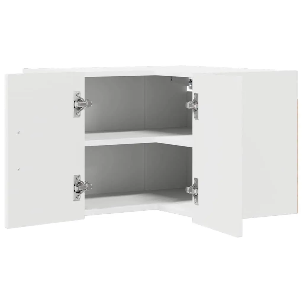 Dishwasher Panel Kitchen Cabinet Engineered Wood 57 x 57 x 40 cm High Gloss White