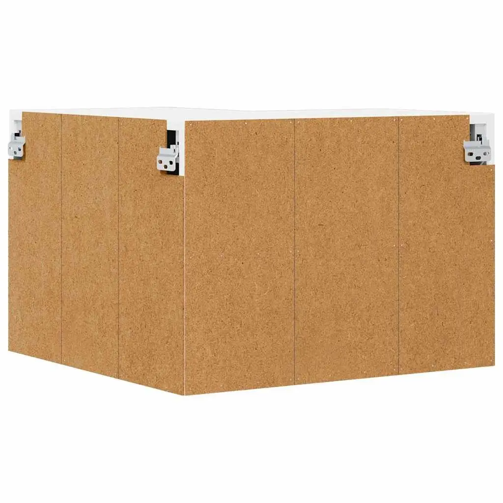 Dishwasher Panel Kitchen Cabinet Engineered Wood 57 x 57 x 40 cm High Gloss White