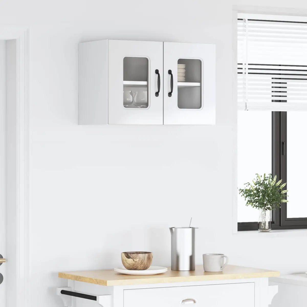 Dishwasher Panel Cabinet Engineered Wood High Gloss White 60 x 31 x 40 cm