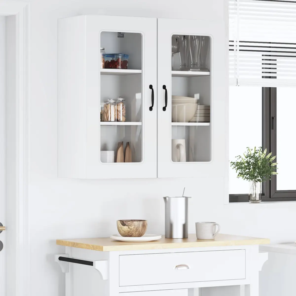White Kitchen Dishwasher Panel Cabinet Storage Unit Engineered Wood 40 x 31 x