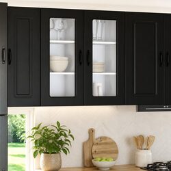 Functional Black Kitchen Cabinet for Everyday Use