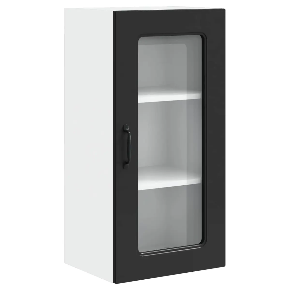 Kitchen Cabinet Engineered Wood 40x31x80cm Black Storage Unit