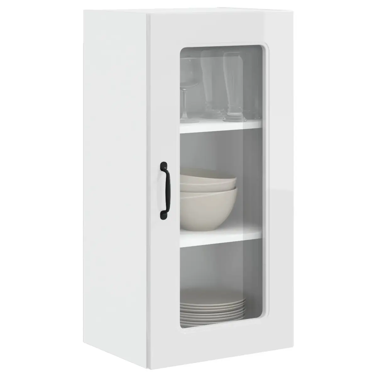 Dishwasher Front Panel Engineered Wood White High Gloss Finish Kitchen Cabinet Door
