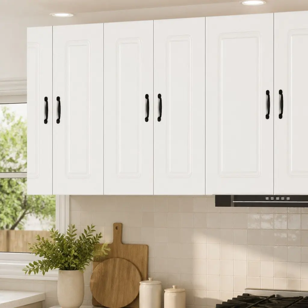 White Kitchen Cabinet for Organized Spaces, 30x31x80cm