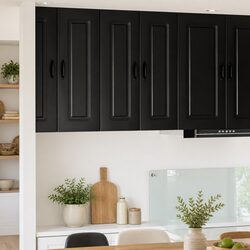 Functional Kitchen Cabinet: Engineered Wood 30x31x80cm