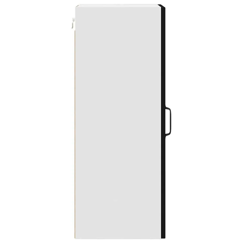 Kitchen Cabinet Dishwasher Panel Engineered Wood Storage Rectangular Black 30x31x80cm