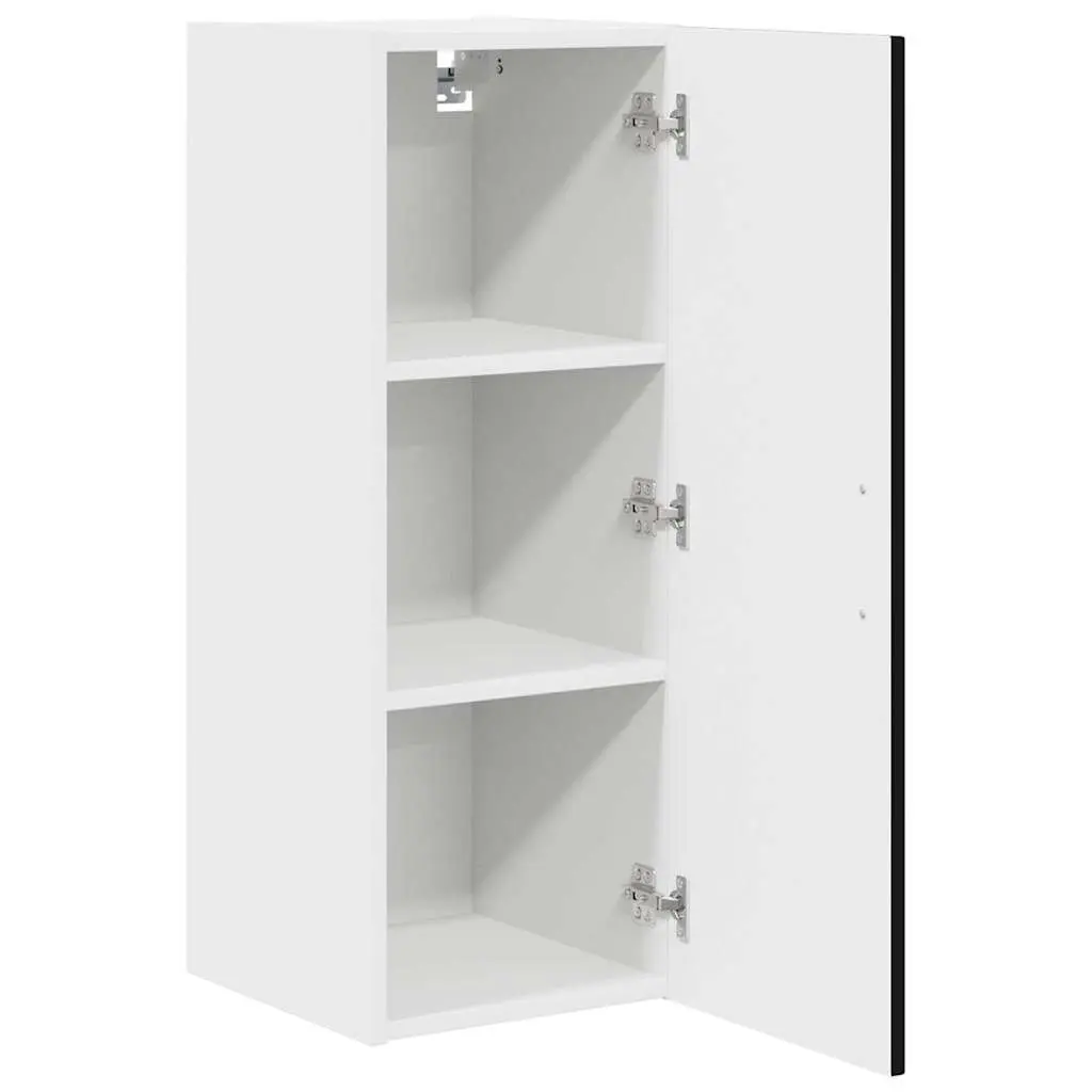 Dishwasher Panel Engineered Wood Kitchen Cabinet Black 30 x 31 x 80 cm
