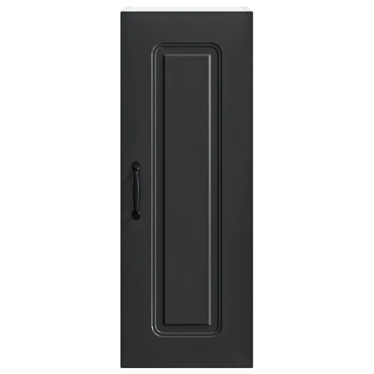 Dishwasher Panel Engineered Wood Kitchen Cabinet Black 30 x 31 x 80 cm