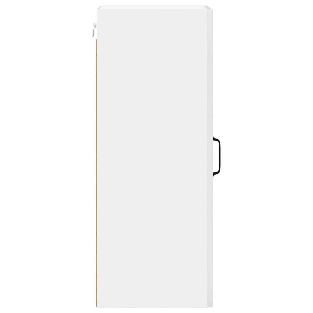 Kitchen Cabinet with High Gloss White Finish