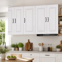 Versatile White Kitchen Cabinet for Everyday Use