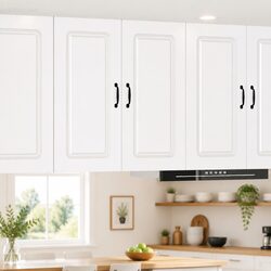 Functional White Engineered Wood Kitchen Cabinet for Home Use 80x31x80cm