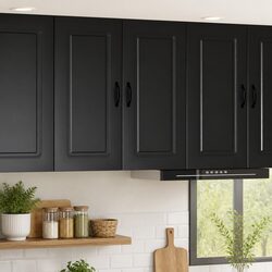 Practical Storage with a Black Kitchen Cabinet 80x31x80cm