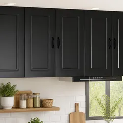 Practical Storage with a Black Kitchen Cabinet 80x31x80cm