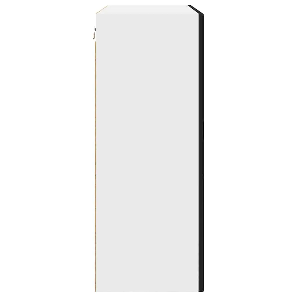 Kitchen Cabinet Black Engineered Wood 80x31x80cm Storage Unit with Clean Lines
