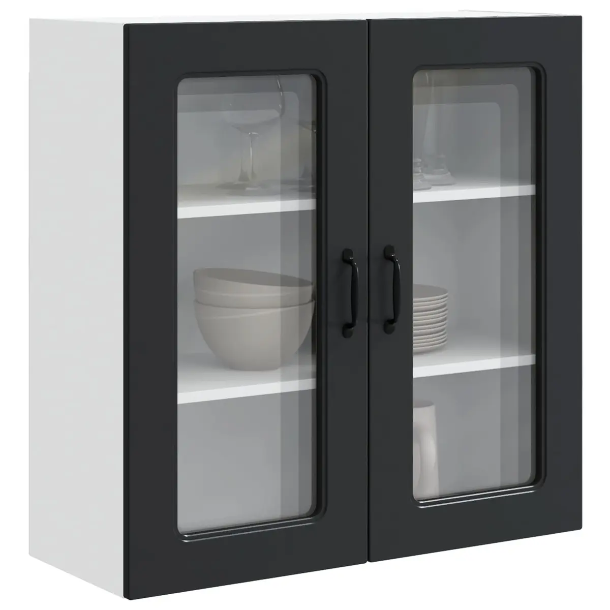 Kitchen Cabinet Engineered Wood Black 80x31x80cm