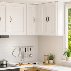 Functional Kitchen Cabinet for Compact Spaces 57 x 57 x 80 cm