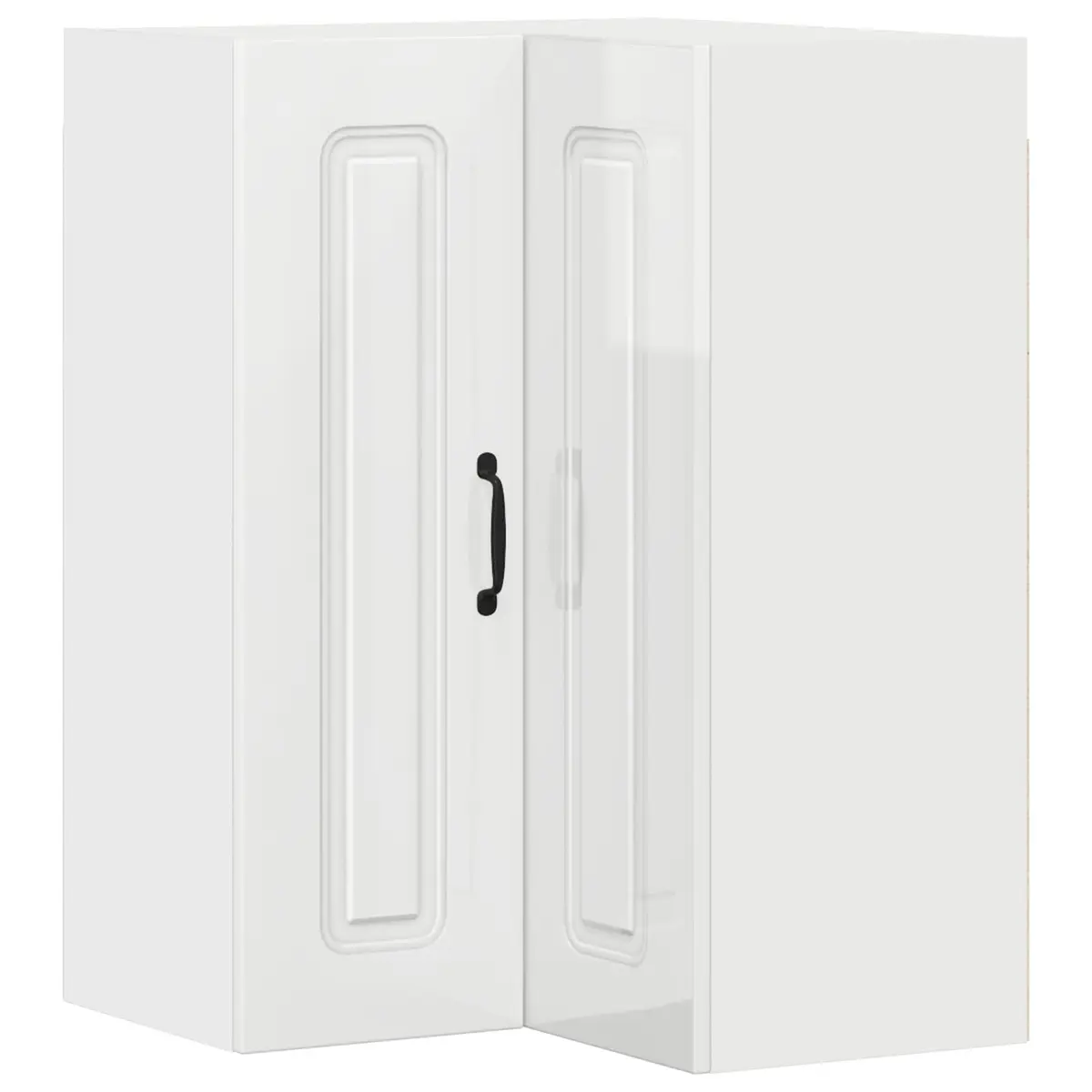 Kitchen Cabinet Engineered Wood High Gloss White 57 x 57 x 80 cm