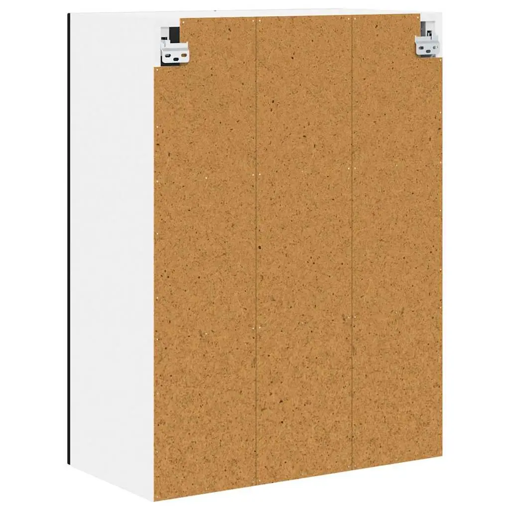 Kitchen Cabinet Storage Unit Engineered Wood Rectangular Black 60x31x80cm