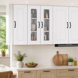 Space-Saving High Gloss Kitchen Cabinet 60 x 31 x 80 cm