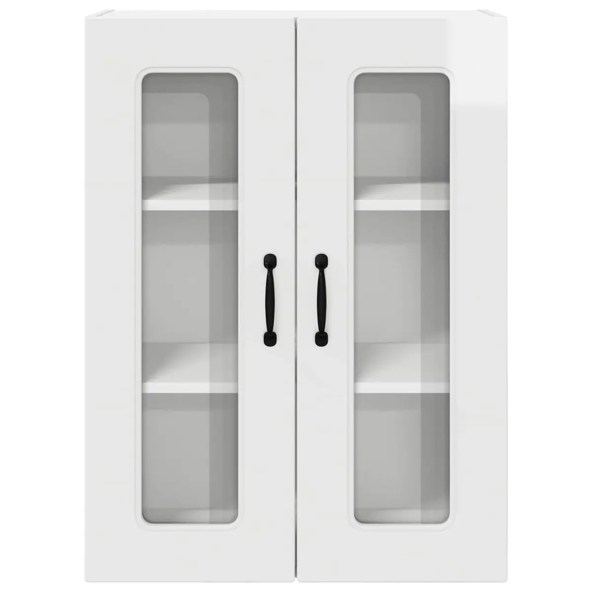Kitchen Cabinet Engineered Wood High Gloss White 60 x 31 x 80 cm