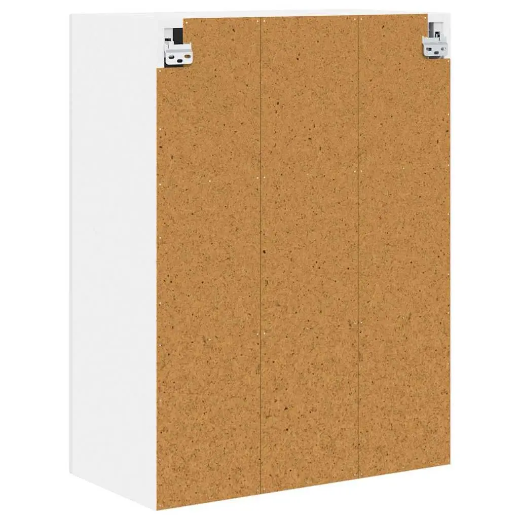 Kitchen Cabinet Engineered Wood High Gloss White 60 x 31 x 80 cm