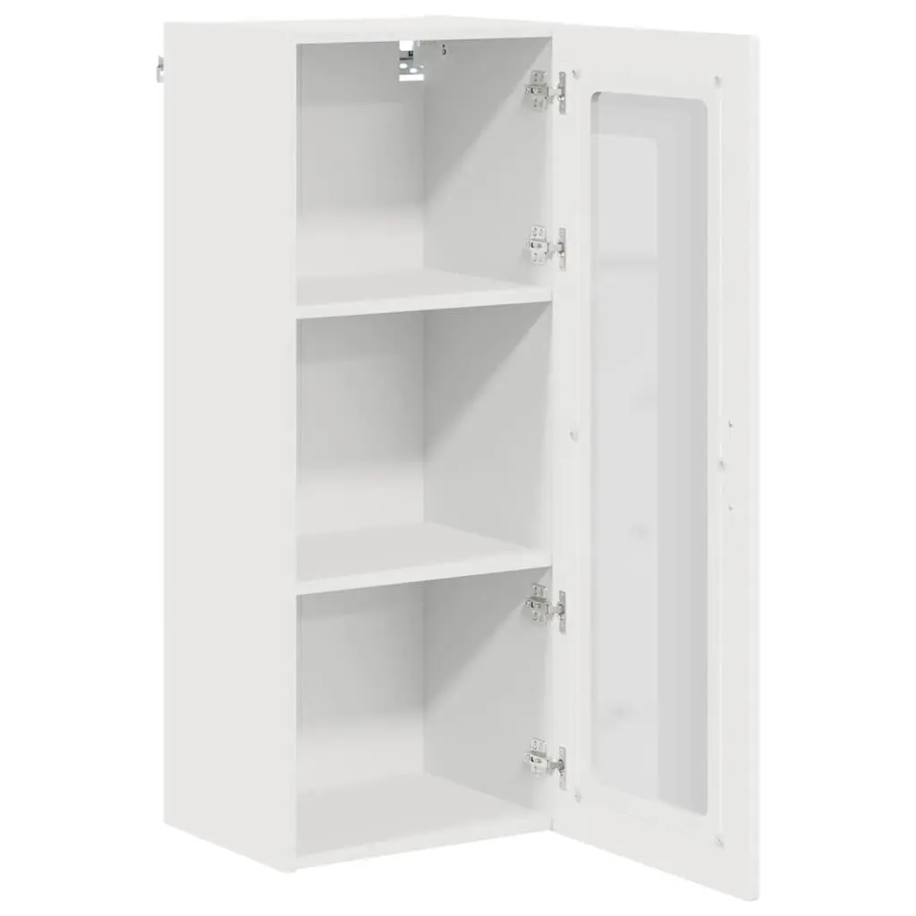 Kitchen Dishwasher Panel Cabinet High Gloss White Storage Organiser 40x31x100cm